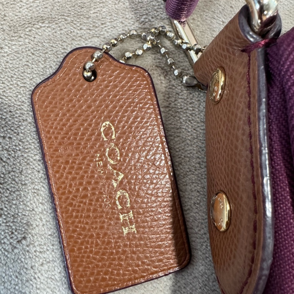 Coach Sawyer Plum Crossbody Bag - Picture 5 of 11